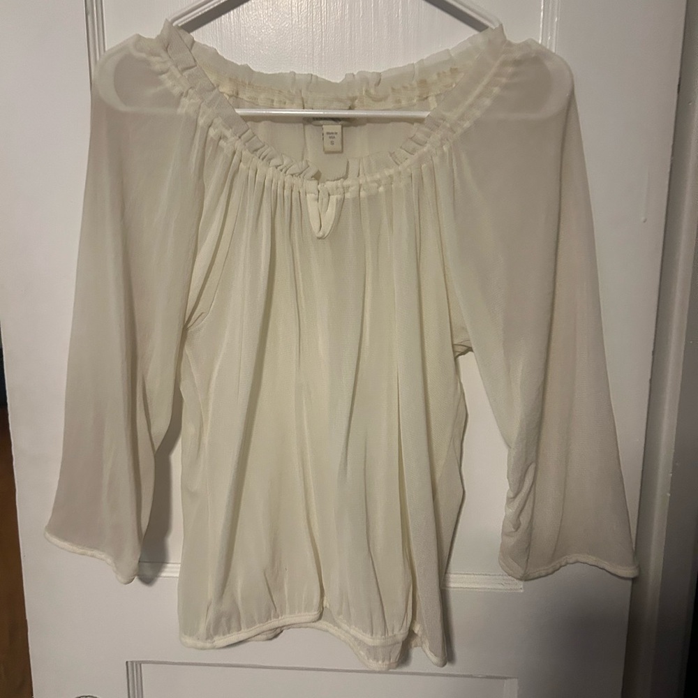 Sheer blouse